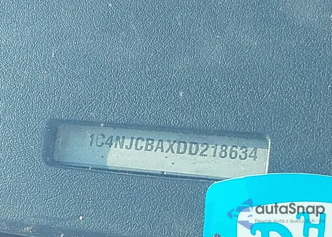 2013 Jeep Compass Sport из США, поврежденный, VIN 1C4NJCBAXDD218634